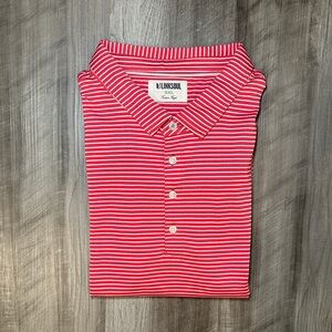 Linksoul Tempus Fugit Striped Golf Polo - 2XL